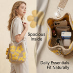 🏆Last Day Promotion 49% OFF🧵🌸Handmade Crochet Flower Tote 🌼✨