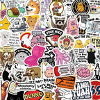 ✨130pcs Funny Stickers for Adults – Prank Meme (Dirty) Hilarious Sticker Pack(Waterproof & No Residue)
