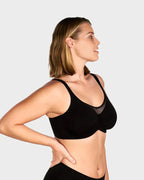 🏆 Last Day Special Price £10.99 ! 💐Women's Elegant Sheer Full Coverage Plus Size Bra