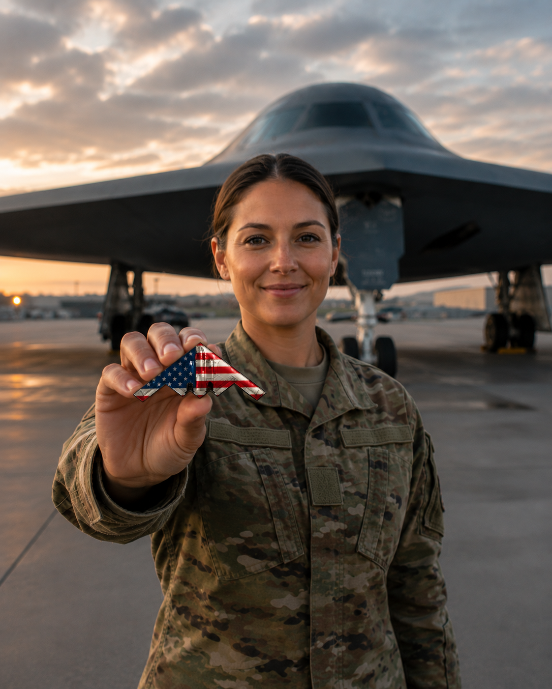 🏆 Flash Sale: 60% OFF Spirit of ’76 B-2 Stealth Bomber Challenge Coin – 250th Anniversary Patriotic Collectible