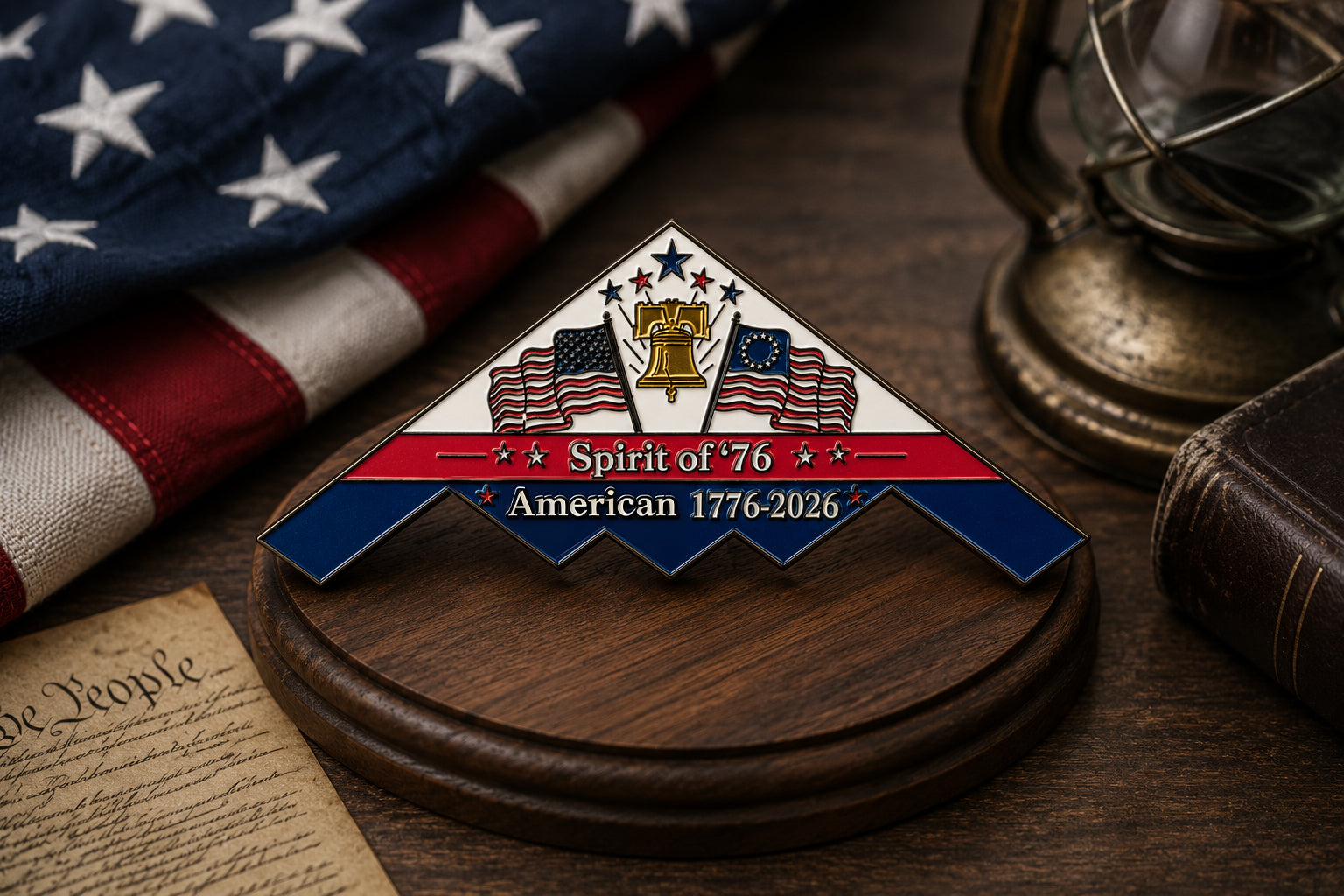 🏆 Flash Sale: 60% OFF Spirit of ’76 B-2 Stealth Bomber Challenge Coin – 250th Anniversary Patriotic Collectible